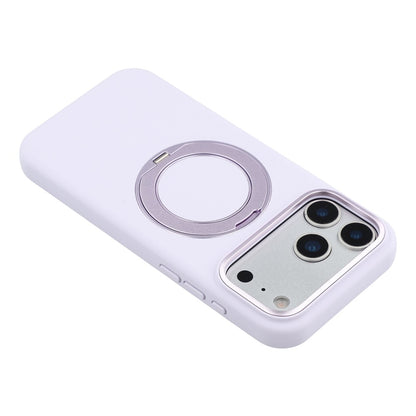 X-LEVEL for iPhone 17 Pro Magnetic Case Rotating Kickstand Silicone + Tech Fabric Scratch-Resistant Phone Cover