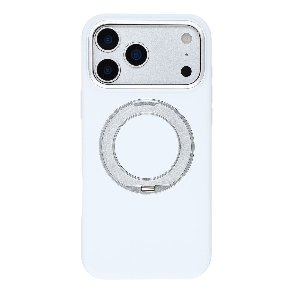 X-LEVEL for iPhone 17 Pro Magnetic Case Rotating Kickstand Silicone + Tech Fabric Scratch-Resistant Phone Cover