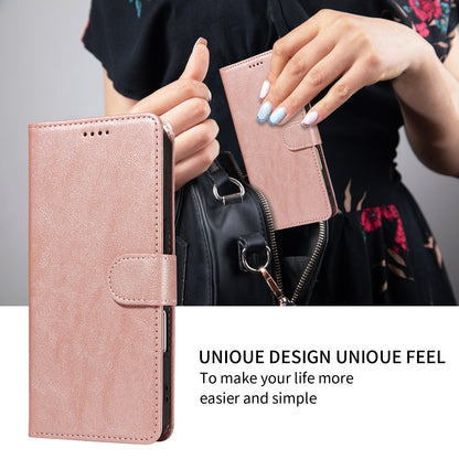 For iPhone 18 Pro / iPhone 17 Pro Case with Wrist Strap RFID Blocking Wallet Cowhide Texture Leather Phone Cover