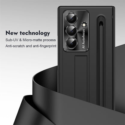 For Samsung Galaxy Z Fold8 Ultra Case Kickstand PC Cell Phone Cover with Screen Protector and Stylus Pen