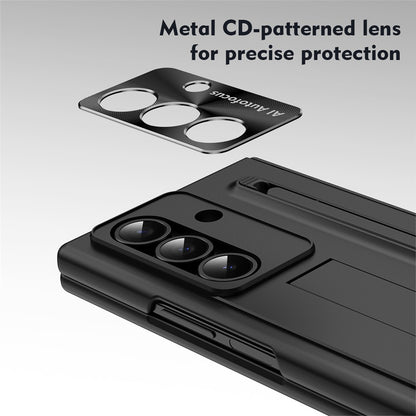 For Samsung Galaxy Z Fold8 Ultra Case Kickstand PC Cell Phone Cover with Screen Protector and Stylus Pen