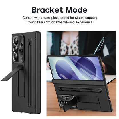 For Samsung Galaxy Z Fold8 Ultra Case Kickstand PC Cell Phone Cover with Screen Protector and Stylus Pen