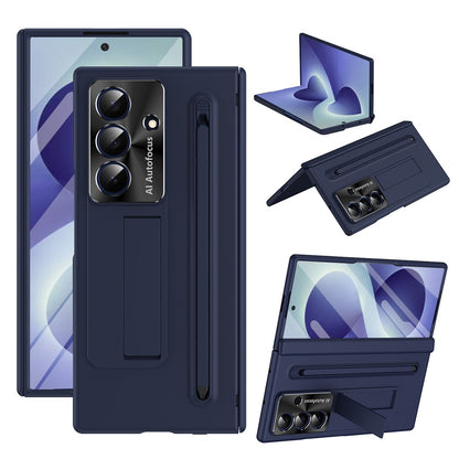 For Samsung Galaxy Z Fold8 Ultra Case Kickstand PC Cell Phone Cover with Screen Protector and Stylus Pen