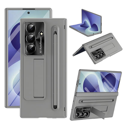 For Samsung Galaxy Z Fold8 Ultra Case Kickstand PC Cell Phone Cover with Screen Protector and Stylus Pen