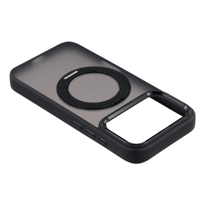 For iPhone 17 Pro Max Case Rotating Kickstand TPU + PC Anti-slip Matte Phone Back Cover