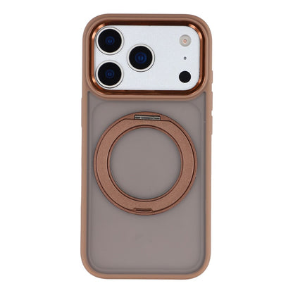 For iPhone 17 Pro Max Case Rotating Kickstand TPU + PC Anti-slip Matte Phone Back Cover