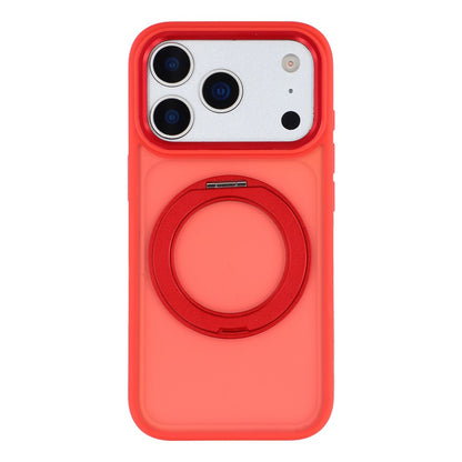 For iPhone 17 Pro Max Case Rotating Kickstand TPU + PC Anti-slip Matte Phone Back Cover