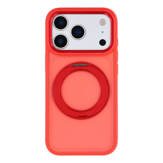 For iPhone 17 Pro Max Case Rotating Kickstand TPU + PC Anti-slip Matte Phone Back Cover
