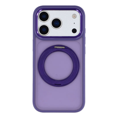 For iPhone 17 Pro Max Case Rotating Kickstand TPU + PC Anti-slip Matte Phone Back Cover