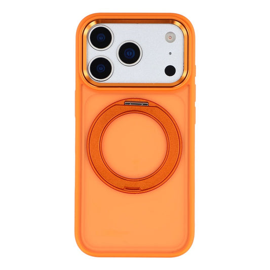 For iPhone 17 Pro Case Rotating Kickstand TPU + PC Anti-slip Matte Phone Back Cover