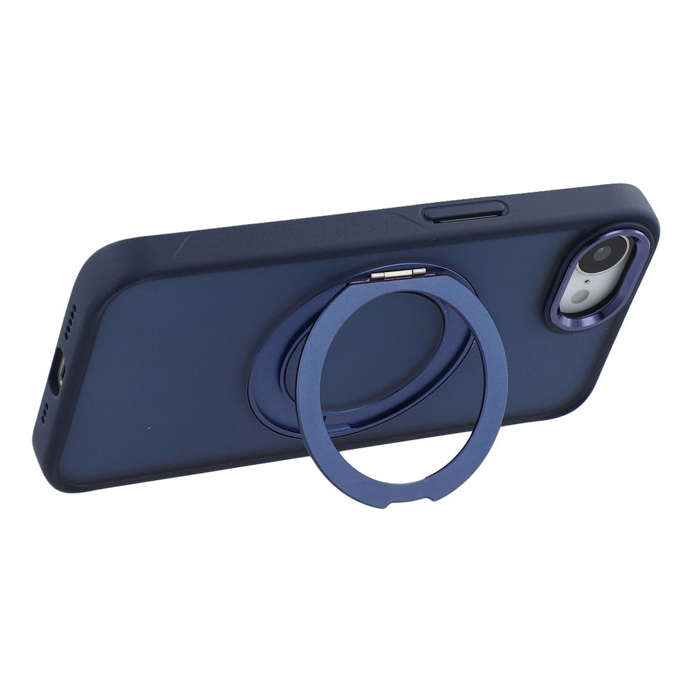 For iPhone 17e / 16e Case Rotating Kickstand TPU + PC Anti-slip Matte Phone Back Cover