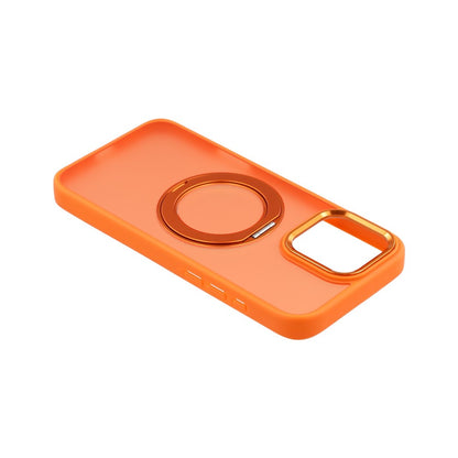 For iPhone 16 Pro Max Case Rotating Kickstand TPU + PC Anti-slip Matte Phone Back Cover