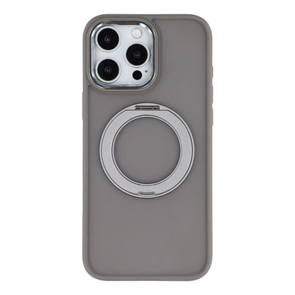For iPhone 15 Pro Case Rotating Kickstand TPU + PC Anti-slip Matte Phone Back Cover