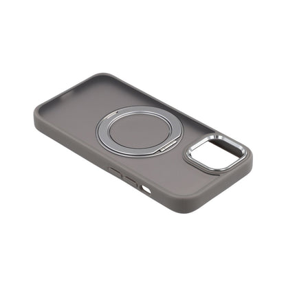 For iPhone 14 Case Rotating Kickstand TPU + PC Anti-slip Matte Phone Back Cover