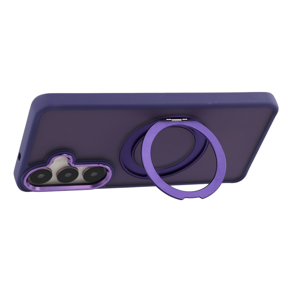For Samsung Galaxy S26+ Case Rotating Kickstand TPU + PC Anti-slip Matte Phone Back Cover