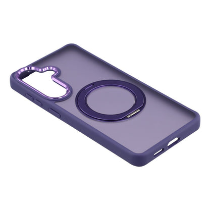 For Samsung Galaxy S26+ Case Rotating Kickstand TPU + PC Anti-slip Matte Phone Back Cover