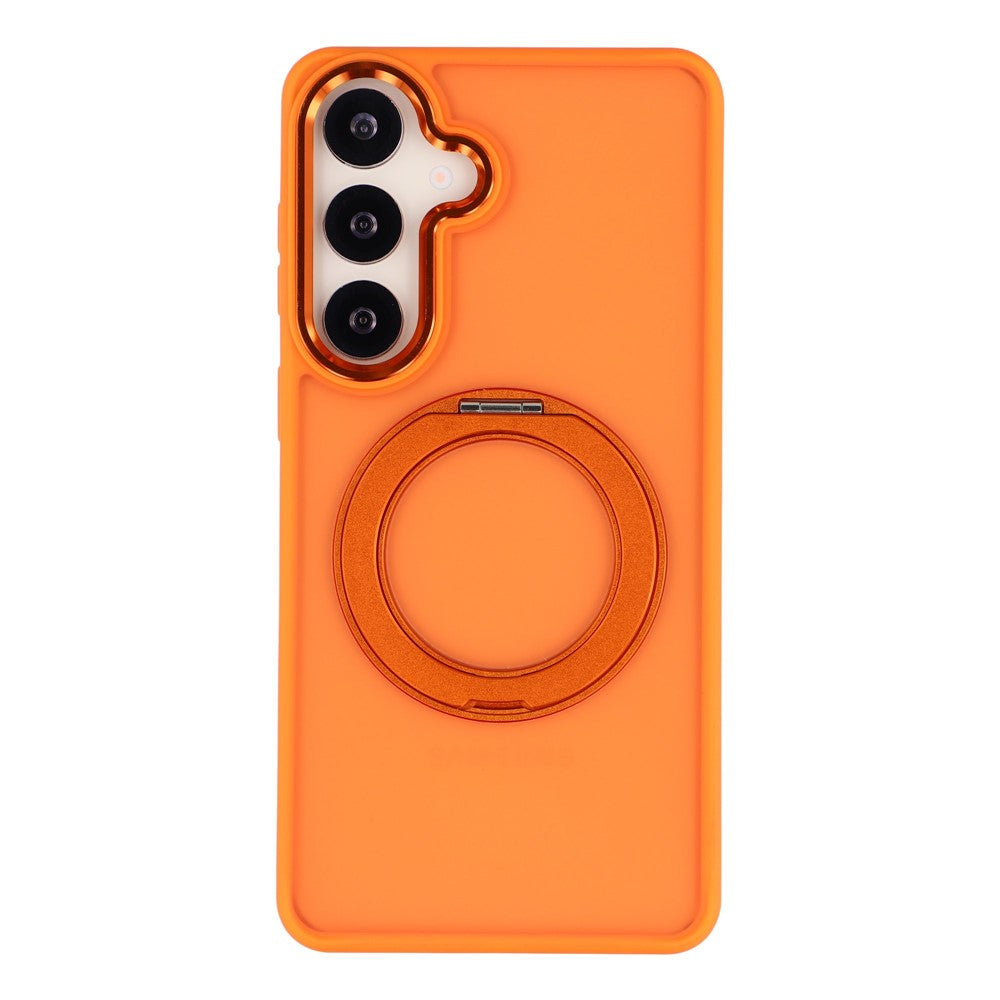For Samsung Galaxy S26+ Case Rotating Kickstand TPU + PC Anti-slip Matte Phone Back Cover