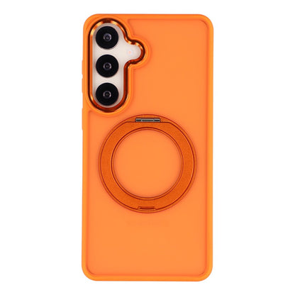 For Samsung Galaxy S26+ Case Rotating Kickstand TPU + PC Anti-slip Matte Phone Back Cover