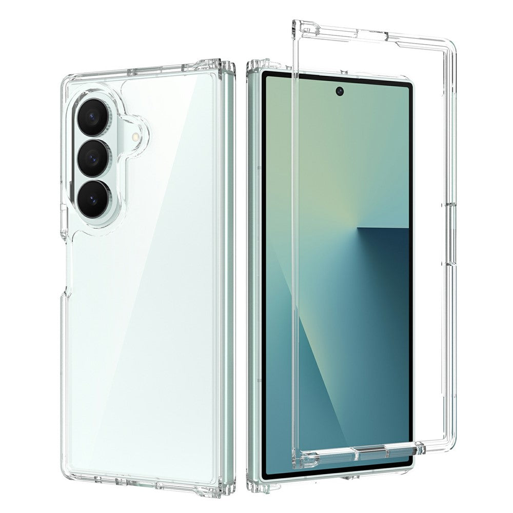 For Samsung Galaxy Z Fold8 Ultra Case Anti-Scratch TPU + Acrylic Clear Back Phone Cover