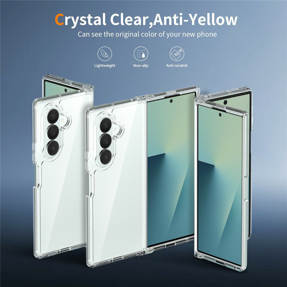 For Samsung Galaxy Z Fold8 Ultra Case Anti-Scratch TPU + Acrylic Clear Back Phone Cover