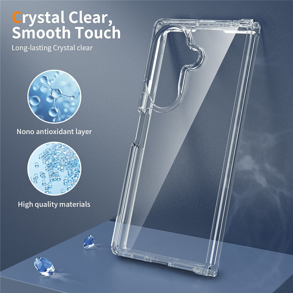 For Samsung Galaxy Z Fold8 Ultra Case Anti-Scratch TPU + Acrylic Clear Back Phone Cover