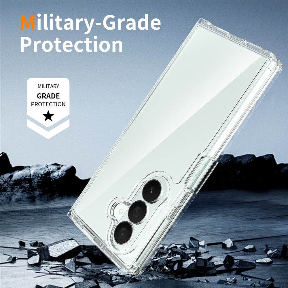For Samsung Galaxy Z Fold8 Ultra Case Anti-Scratch TPU + Acrylic Clear Back Phone Cover