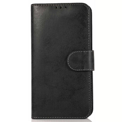 For iPhone 15 Pro Max Wallet Case Retro Matte Magnetic Detachable PU Leather TPU Phone Cover