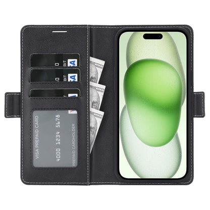 For iPhone 14 Plus Magnetic Case Detachable 2 in 1 Leather Wallet Phone Cover