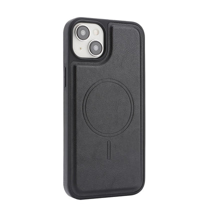 For iPhone 14 Plus Magnetic Case Detachable 2 in 1 Leather Wallet Phone Cover