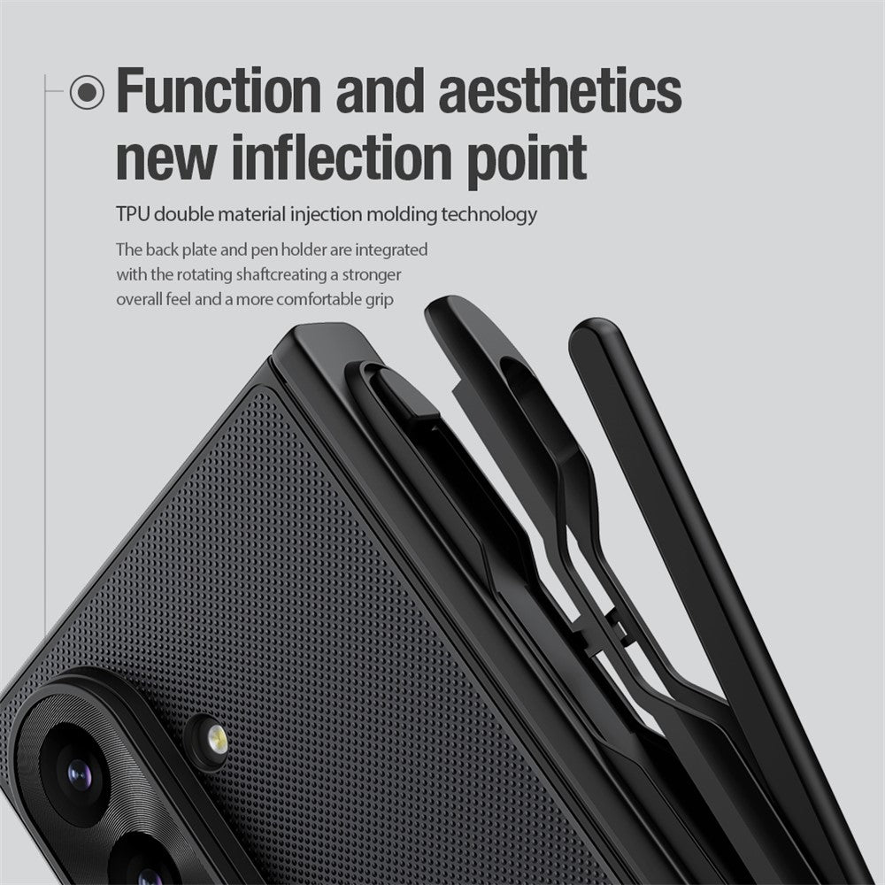 NILLKIN Super Frosted Shield Fold for Samsung Galaxy Z Fold8 Ultra Magnetic Case PC Matte Phone Cover with Stylus Pen