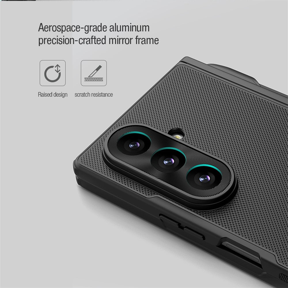 NILLKIN Super Frosted Shield Fold for Samsung Galaxy Z Fold8 Ultra Magnetic Case PC Matte Phone Cover with Stylus Pen