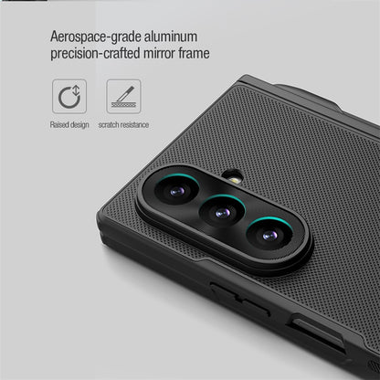 NILLKIN Super Frosted Shield Fold for Samsung Galaxy Z Fold8 Ultra Magnetic Case PC Matte Phone Cover with Stylus Pen