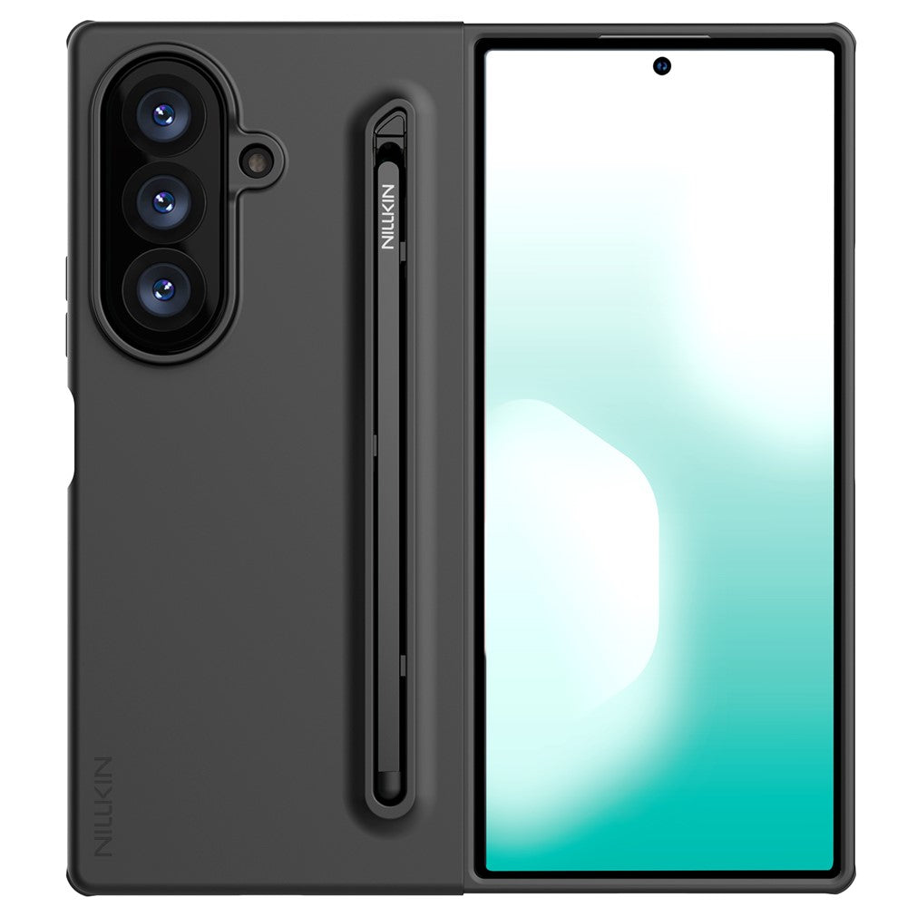 NILLKIN Flex Pure Fold Case for Samsung Galaxy Z Fold8 Ultra Silicone + PC Phone Cover with Stylus Pen