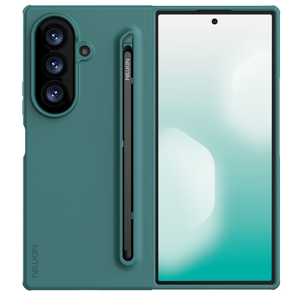 NILLKIN Flex Pure Fold Case for Samsung Galaxy Z Fold8 Ultra Silicone + PC Phone Cover with Stylus Pen