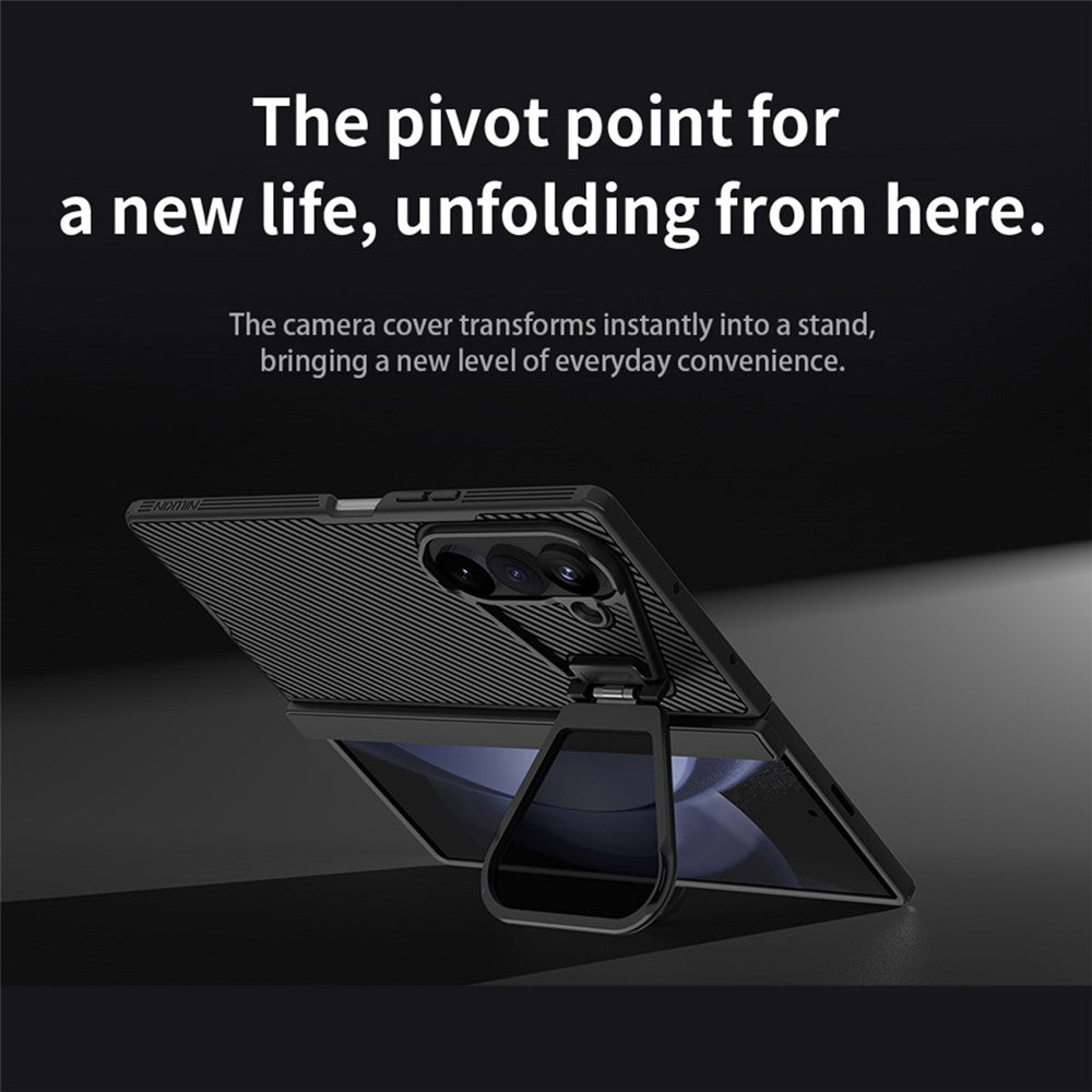 NILLKIN CamShield Prop Magnetic Series For Samsung Galaxy Z Fold8 Ultra Case TPU PC Phone Cover with Clear Camera Lid