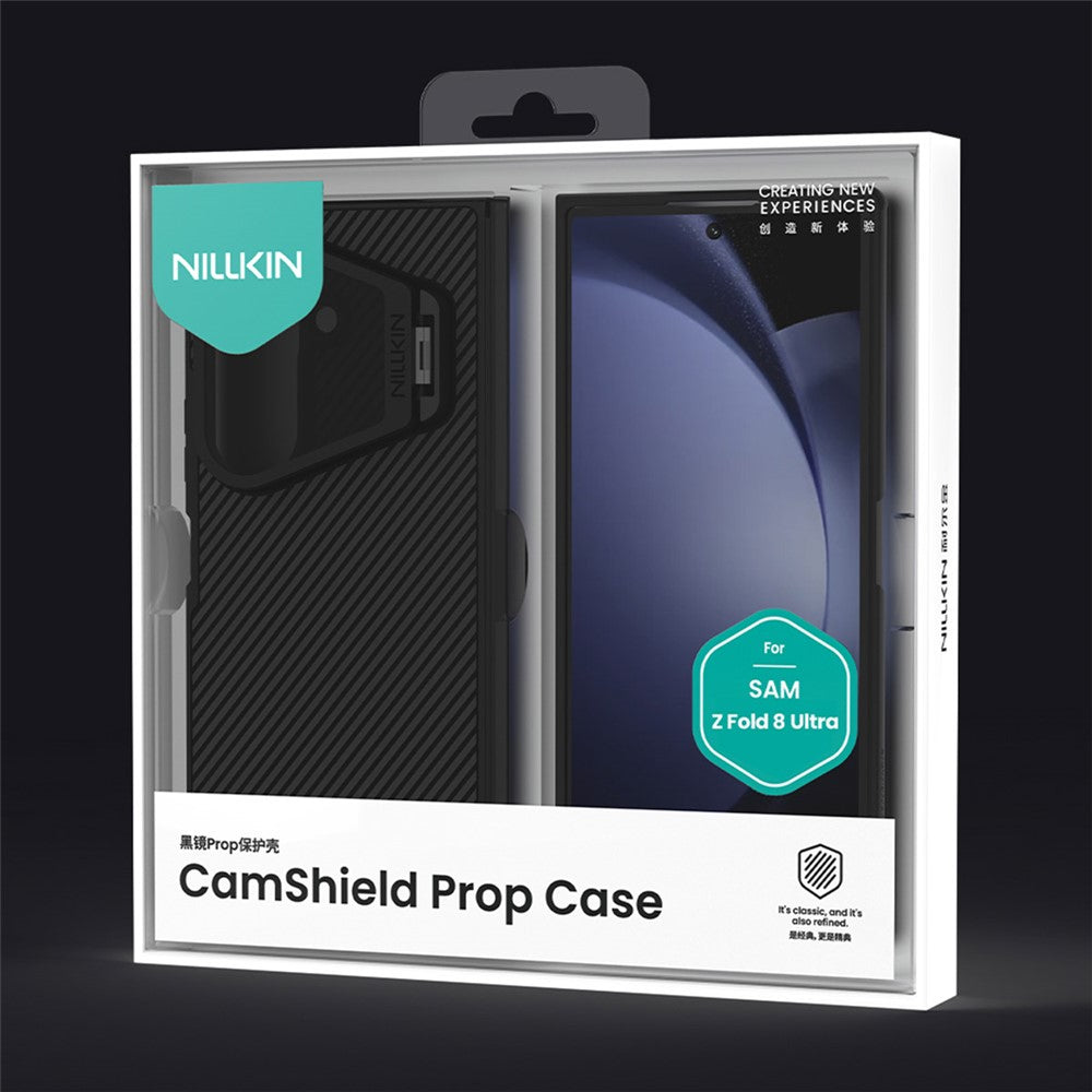 NILLKIN CamShield Prop Magnetic Series For Samsung Galaxy Z Fold8 Ultra Case TPU PC Phone Cover with Clear Camera Lid