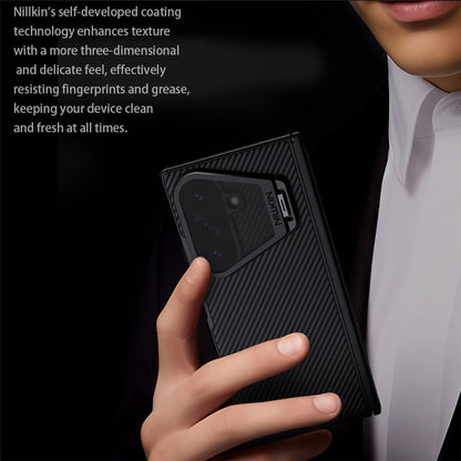 NILLKIN CamShield Prop Magnetic Series For Samsung Galaxy Z Fold8 Ultra Case TPU PC Phone Cover with Clear Camera Lid