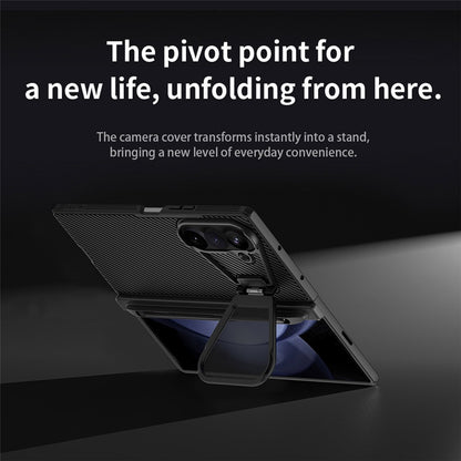 NILLKIN CamShield Prop Magnetic Series For Samsung Galaxy Z Fold8 Ultra Case PC Phone Cover with Clear Camera Lid   /   Stylus Pen