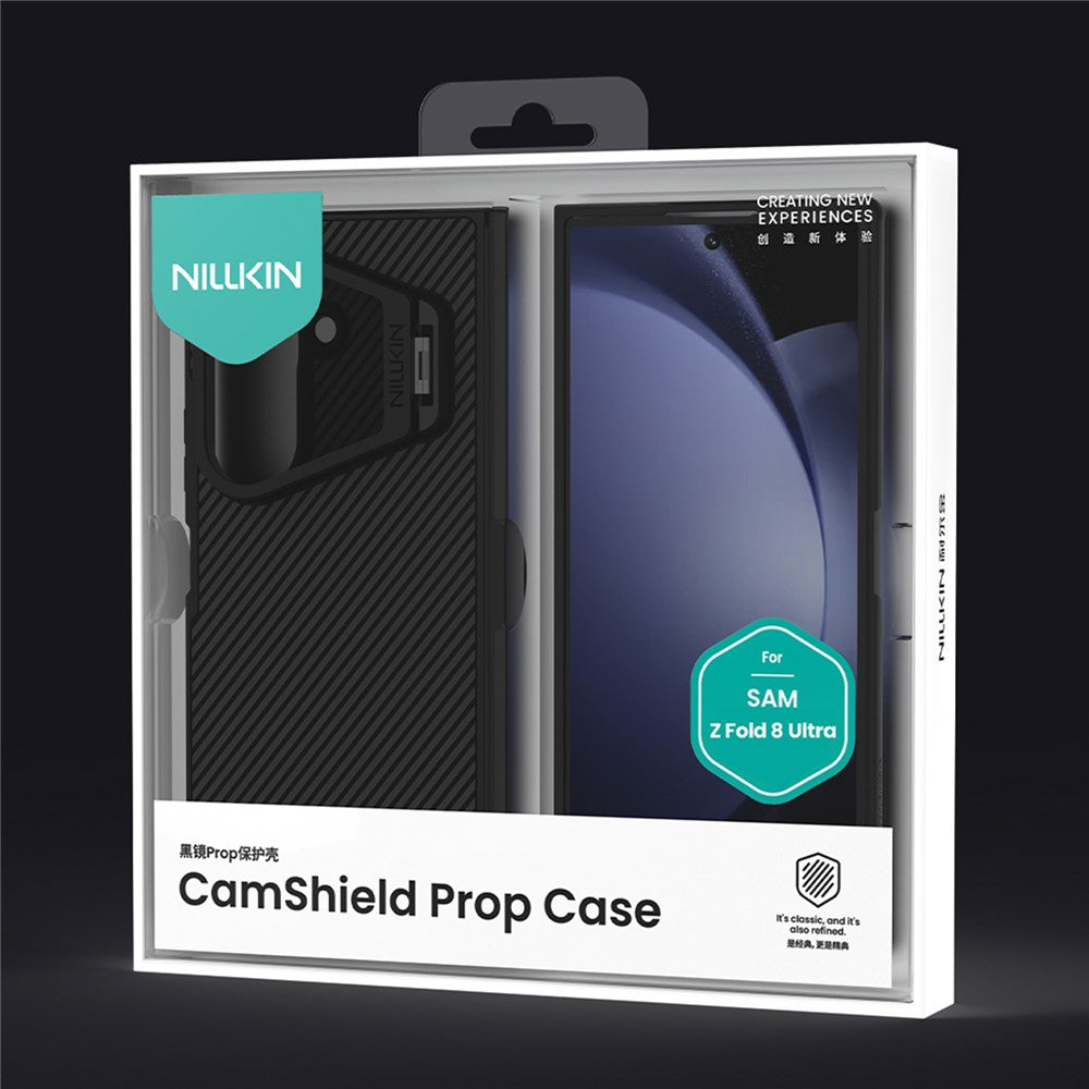 NILLKIN CamShield Prop Magnetic Series For Samsung Galaxy Z Fold8 Ultra Case PC Phone Cover with Clear Camera Lid   /   Stylus Pen