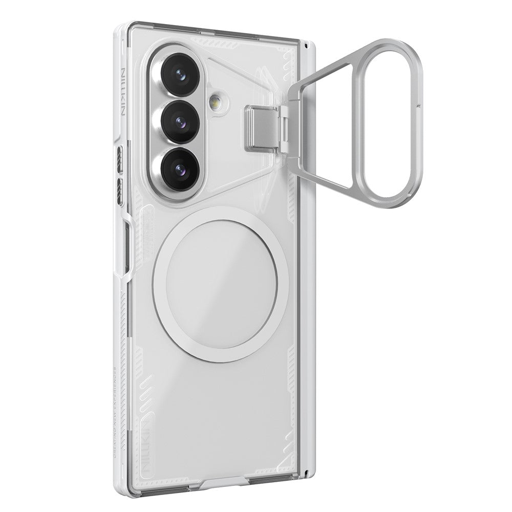 NILLKIN Iceblade CamProp For Samsung Galaxy Z Fold8 Ultra Magnetic Case Clear Lens Lid Kickstand PC TPU Phone Cover