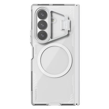 NILLKIN Iceblade CamProp For Samsung Galaxy Z Fold8 Ultra Magnetic Case Clear Lens Lid Kickstand PC TPU Phone Cover