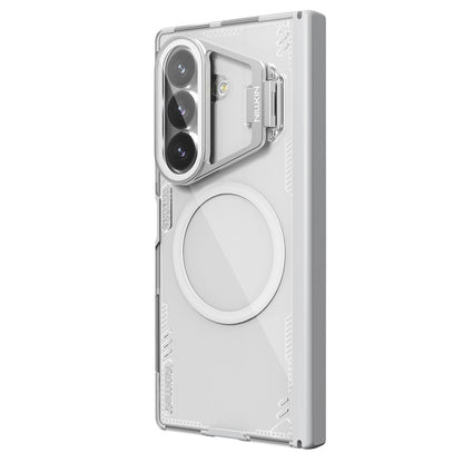 NILLKIN Iceblade CamProp For Samsung Galaxy Z Fold8 Ultra Magnetic Case Clear Lens Lid Kickstand PC TPU Phone Cover