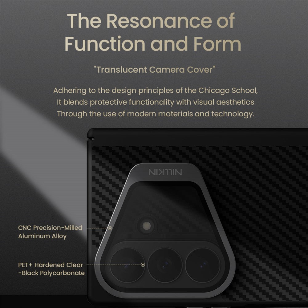 NILLKIN For Samsung Galaxy Z Fold8 Ultra Magnetic Case TPU + Aramid Fiber Lens Cover Kickstand Phone Cover