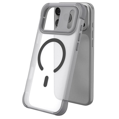 For iPhone 18 Pro / 17 Pro Magnetic Case Skin-touch PC + TPU Airbag Protection Phone Cover
