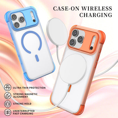 For iPhone 17 Pro Max Magnetic Case Skin-touch PC + TPU Airbag Protection Phone Cover