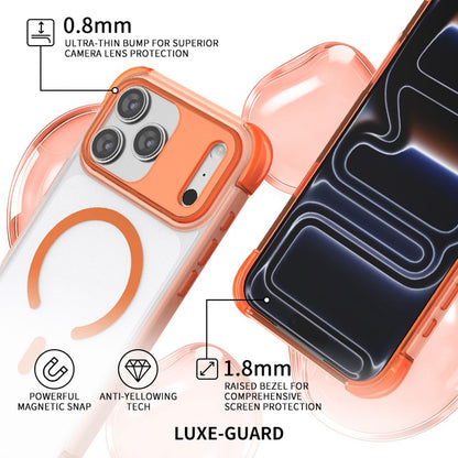 For iPhone 17 Pro Max Magnetic Case Skin-touch PC + TPU Airbag Protection Phone Cover