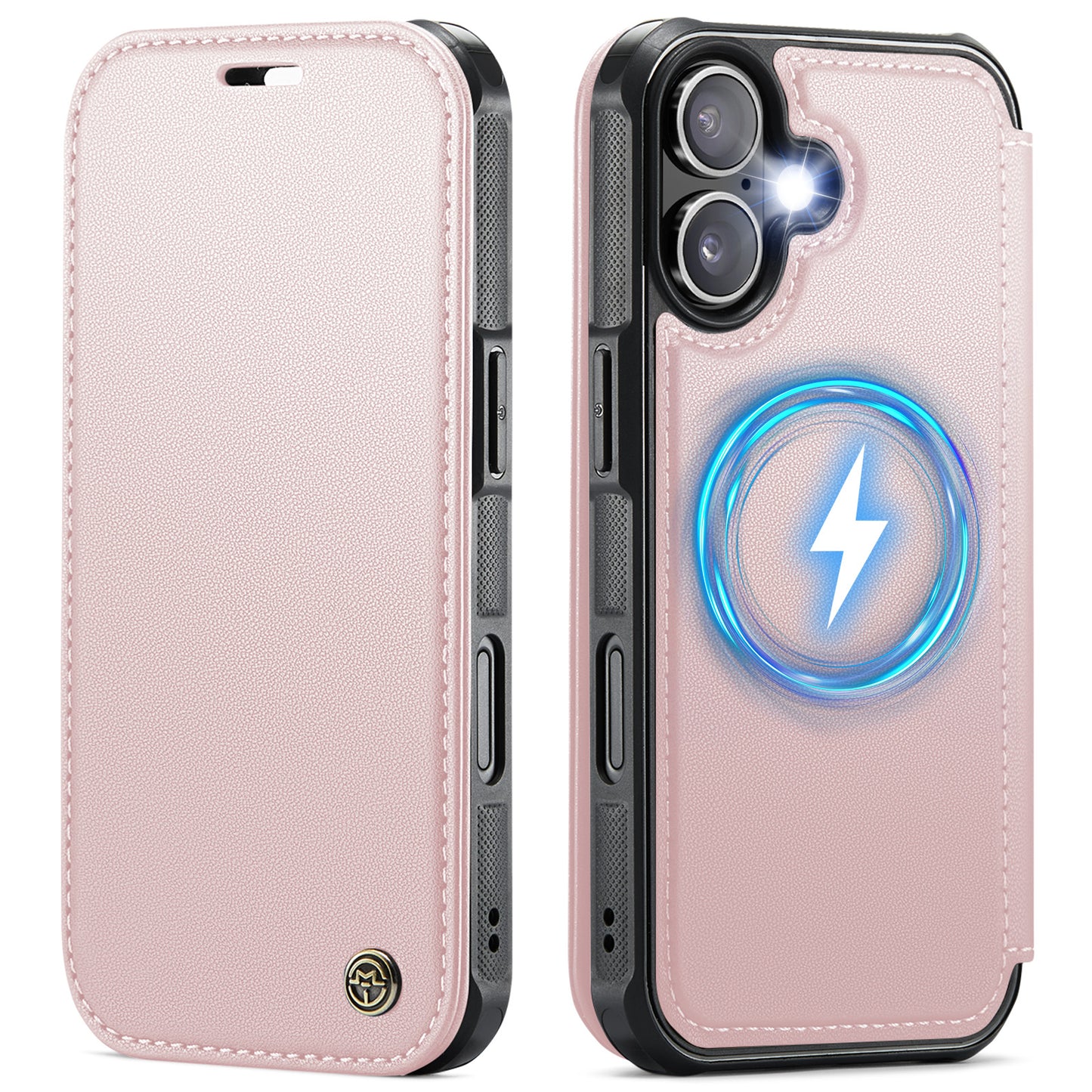 CASEME for iPhone 16 Case  053  Magnetic RFID Blocking Wallet Flip Leather Phone Cover