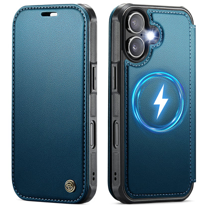 CASEME for iPhone 17 Case  053  Magnetic RFID Blocking Wallet Flip Leather Phone Cover