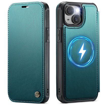 CASEME for iPhone 14 Case  053  Magnetic RFID Blocking Wallet Flip Leather Phone Cover