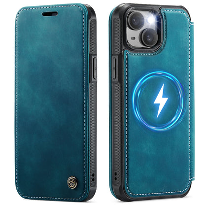 CASEME for iPhone 14 Case  053  Magnetic RFID Blocking Wallet Flip Leather Phone Cover